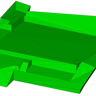 3D-Baumaschinensteuerung, Logistikzentrum Dachser